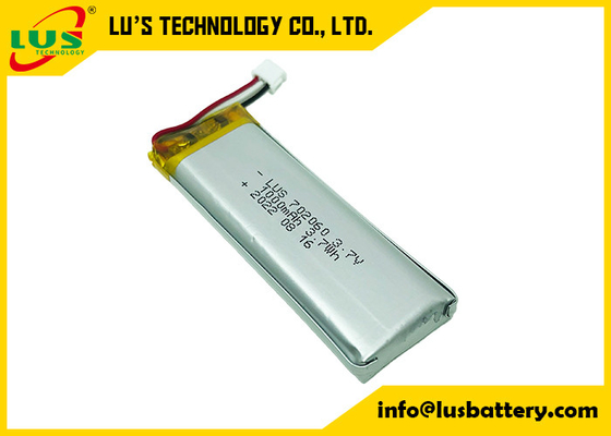 LP702060 Li Ion Polymer Rechargeable Battery 3.7V 1 Ah met PCM voor Slim Ontwerp