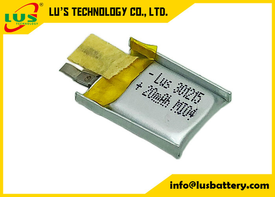 Navulbare Uiterst dunne Lipo-Batterij 8mah - de Cel van het het Lithiumpolymeer van 110mah 3.7v