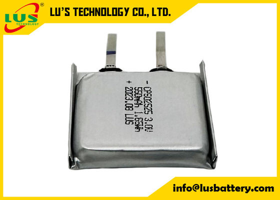 De primaire Batterij Li-MnO2 550 van de Lithiumbatterij CP502525 3v Mah Lithium Battery Non-Rechargeable Battery voor Elektronisch Stuk speelgoed