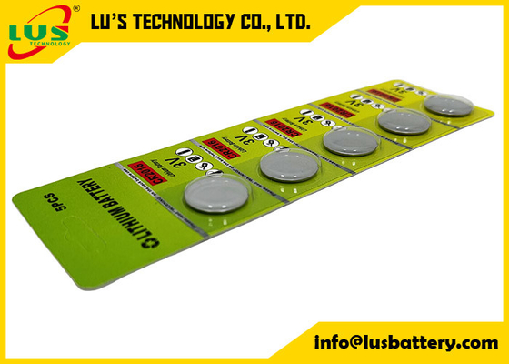 Lithium Button Cell CR2016 Levering 3V Lithium Coin Cell Battery CR2016 5 stuks Blistcard Pack