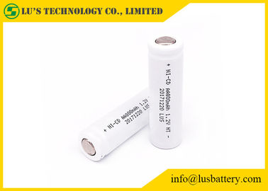De Nikkel-cadmium 1,2 V Batterij van aa 800mah, Navulbare Batterij Op hoge temperatuur