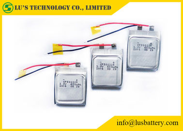 Het lithiumbatterij van CP502225 3.0v 450mah voor Wearable Intelligente Hardware