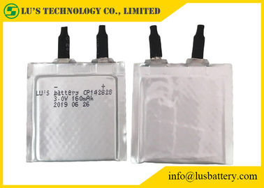 van het het Lithiummangaan van 3v 150mah de Batterij Flexibele Dunne Batterij CP142828 voor Medisch apparaat