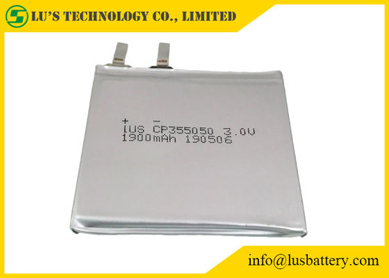 Batterij van het Cp3550503.0v 1900mah de Vlakke Lithium voor IOT-Oplossingen