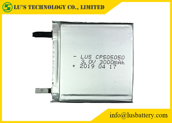3.0 V CP505050 3000mah Limno2 verdunnen Cel van de Batterij de Beschikbare Zak