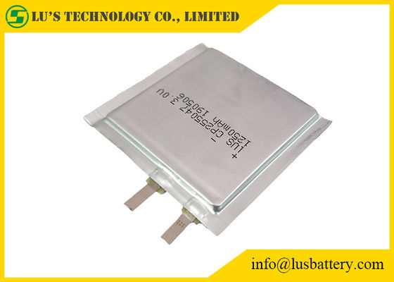 Het Lithium Ion Battery Custom Terminals van CP255047 3.0v 1250mAh