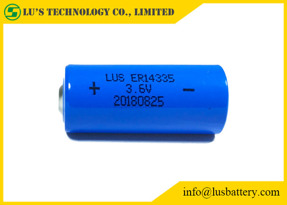 Lithium 3,6 van 2/3AA ER14335 V-Thionyl van het Batterij1.65ah Lithium Chloridecel voor Rookalarm