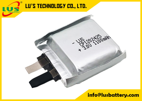 3V 1100mAh LiMnO2 verdunnen Batterij van de Celcp1202525 CP1202626 CP1202828 de Uiterst dunne Folie