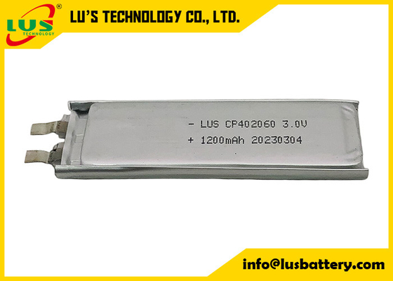 Limno2 Zakcel CP402060 3,0 Volt 1200mAh voor CMOS-batterij met 10 jaar houdbaarheid
