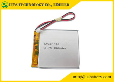 LP354453 3,7 van het de Batterijpl354453 Lithium van V 800mah van de het Polymeer de Navulbare Batterij 800mah 3.7v batterij van Li po