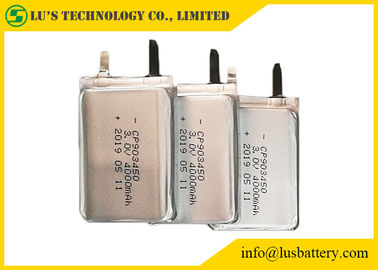 CP903450 de niet navulbare Uiterst dunne batterij 4000mah 3.0v van de Lithiumbatterij 3V verdunt batterij van het celcp903450 de vlakke lithium