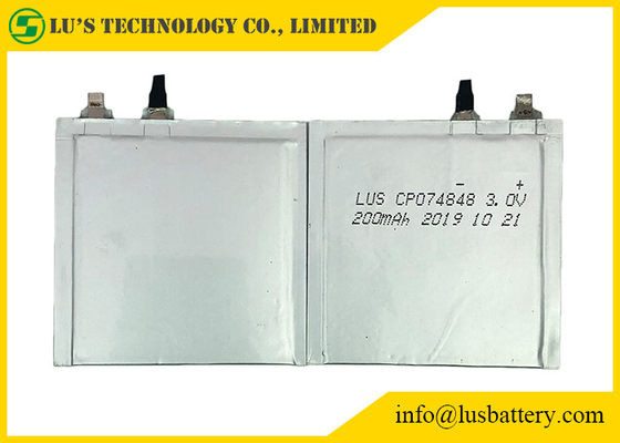 de Primaire Lipo Batterij HRL CP074848 van 3.0V 200mah voor Smart Card