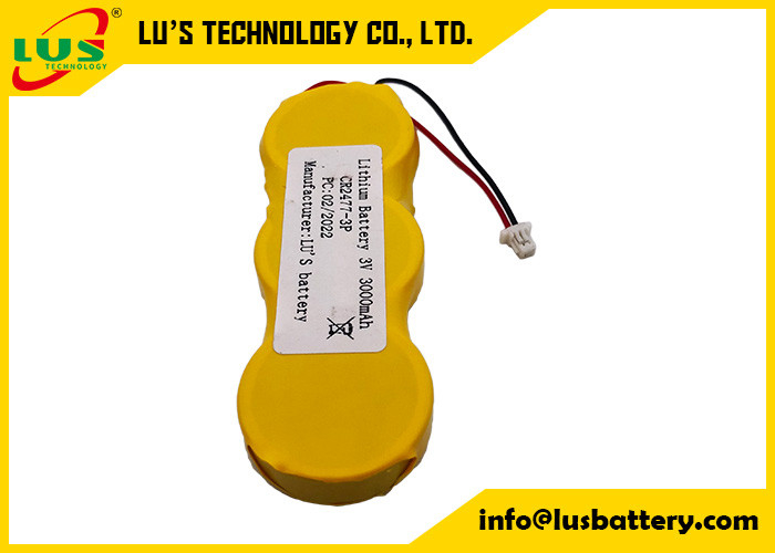 Van het de Batterijpak 3000mah van de muntstukcel van de de Knoopcel de Batterijpak CR2477 de Batterij van het 3,0 Voltlithium