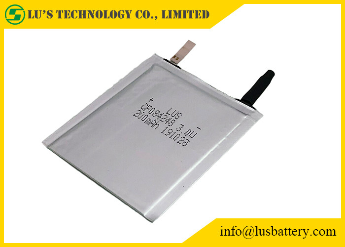 De flexibele Verpakkende Batterij 3.0v 200mah CP084248 van het Lithiummangaan voor Trackable Slim Etiket