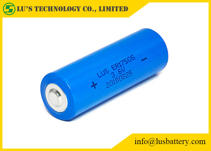 SMT-het Lithiumthionyl van PCB 3400mah Non-rechargeable Batterij van de Chloridebatterij ER17505 3.6V Bobbin Structure 3.4Ah