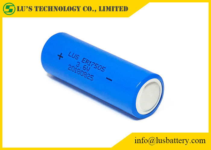 SMT-het Lithiumthionyl van PCB 3400mah Non-rechargeable Batterij van de Chloridebatterij ER17505 3.6V Bobbin Structure 3.4Ah