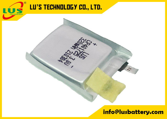 GPS-van het de Batterij3.0v CP401725 Lithium van de Zakcel LiMnO2 het Polymeerbatterij voor PCB-Steun