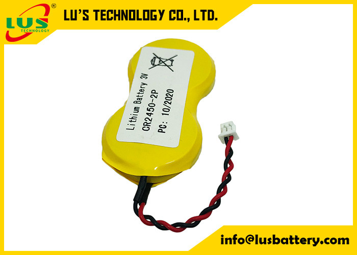Van de Cel1200mah Batterij van de Cr2450-2p3v Knoop het Type Imos 1p2-a1 voor Rfid