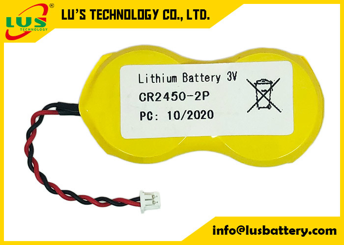 Van de Cel1200mah Batterij van de Cr2450-2p3v Knoop het Type Imos 1p2-a1 voor Rfid
