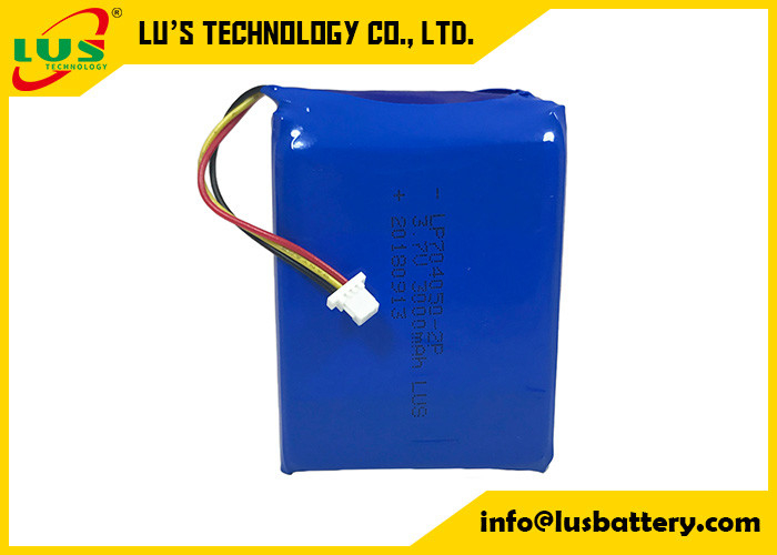 Li-polymeer 1600mAh 3.7V Lipo Batterijpak 3000mah PL704050-2P voor Kabinetslichten