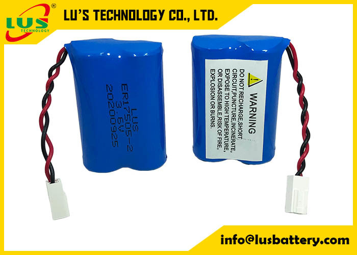 ER17505 3.6V Lithium Thionyl Chloride Batterij 6800 mah Grootte A Lithium Batterij