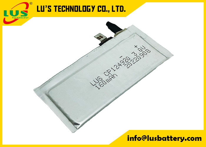 Van CP124920 LiMnO2 Flexibele 3V 160 Mah Super Thin Cell For de Veiligheidshelm van de het Lithiumbatterij