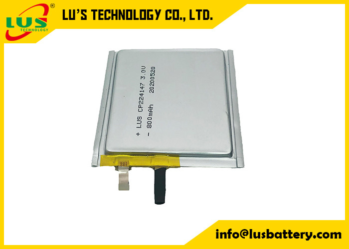 de Batterijen Uiterst dunne Film CP224147 CP224248 CP244550 CP254550 CP244649 van Li MnO2 van 800mah 3.0V