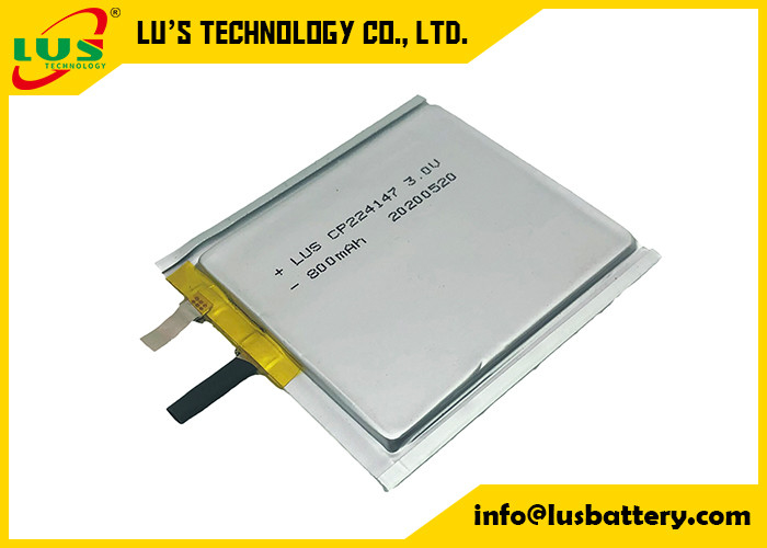 de Batterijen Uiterst dunne Film CP224147 CP224248 CP244550 CP254550 CP244649 van Li MnO2 van 800mah 3.0V