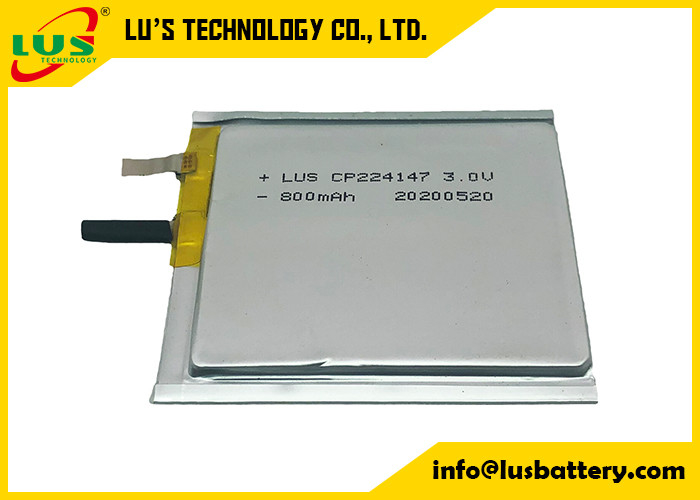 de Batterijen Uiterst dunne Film CP224147 CP224248 CP244550 CP254550 CP244649 van Li MnO2 van 800mah 3.0V