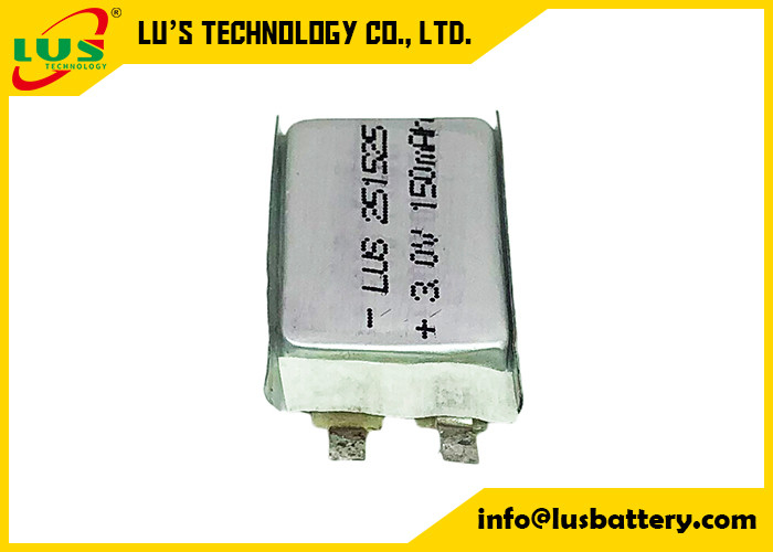 CP251525 hoge PTC van de de Zakcel van Rate Battery 3.0v 150mah Limno2 Veiligheid voor Kaarttoepassingen