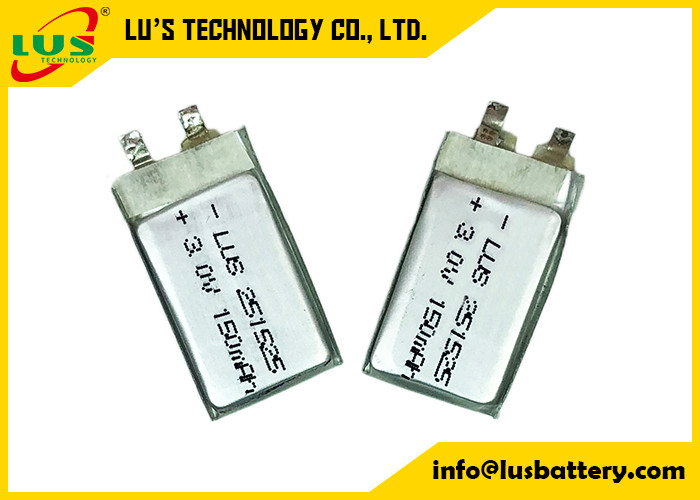 CP251525 hoge PTC van de de Zakcel van Rate Battery 3.0v 150mah Limno2 Veiligheid voor Kaarttoepassingen