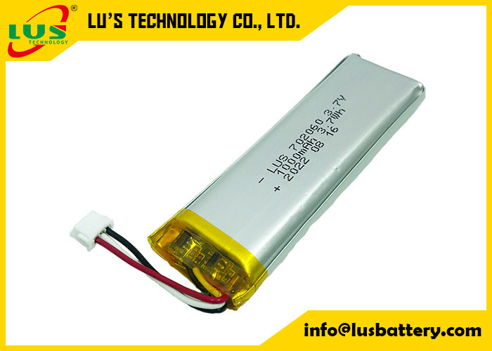 LP702060 uiterst dunne de Batterij3.7v Hoge Capaciteit van het Lithiumpolymeer voor Mini Printer