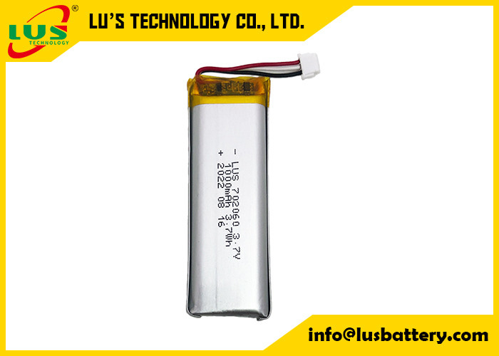 LP702060 uiterst dunne de Batterij3.7v Hoge Capaciteit van het Lithiumpolymeer voor Mini Printer