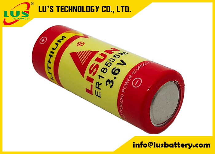 Aangepaste ER18505M Battery Spiral een Batterij van Grootte3.6v 3.6Ah Primaire Li SOCI2
