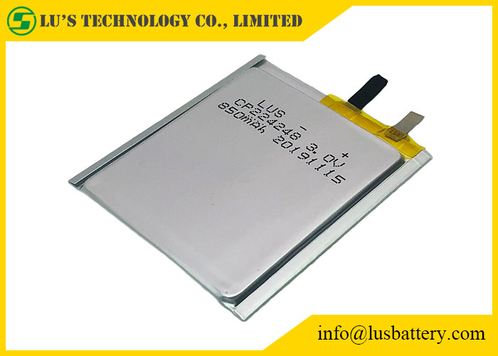 Dunne de Celbatterij CP224248 3.0v 850mah van RFID Met lange levensuur voor Bluetooth-Markeringen