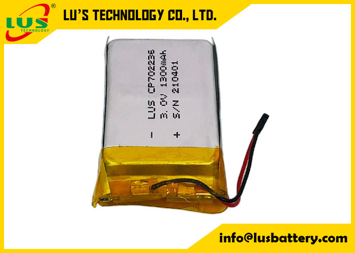 CP702236 uiterst dunne Batterij1300mah Flexibele Limno2 Batterij 3.0V voor IOT-Oplossing