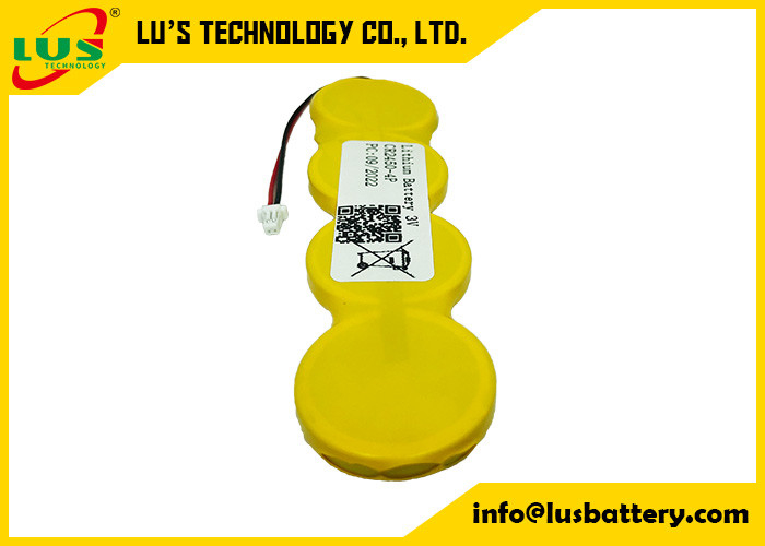 Van de het Lithiumknoop van CR2450 2400mah 3v van het de Batterijenmuntstuk de Celpak voor Infolabels