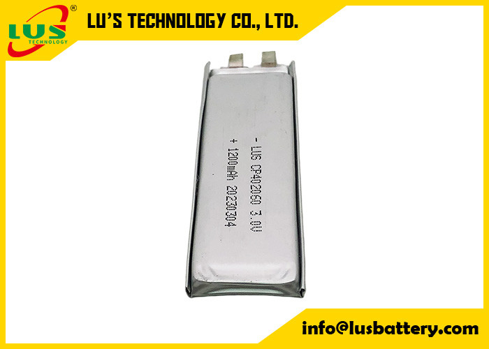 Limno2 Zakcel CP402060 3,0 Volt 1200mAh voor CMOS-batterij met 10 jaar houdbaarheid