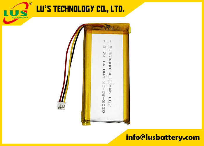 Lithiumpolymerbatterij 3,7V 4000mAh LP904388 14,8Wh 3,7v 4000mah Li-ionbatterij 904388