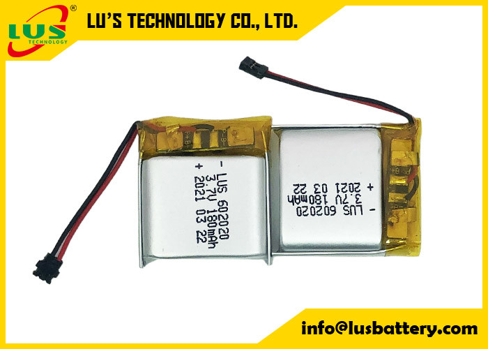 LiPo-batterij LP602020 3.7V 180mAh voor Flying Spinner Li-polymerbatterij met hoge energiedichtheid LP602020