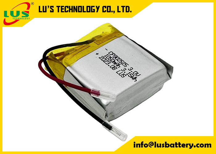 Cp902525 3.0v 1050mah Limno2 Soft Battery CP952525 3.0V LiMnO2 Battery Pouch Cell Type