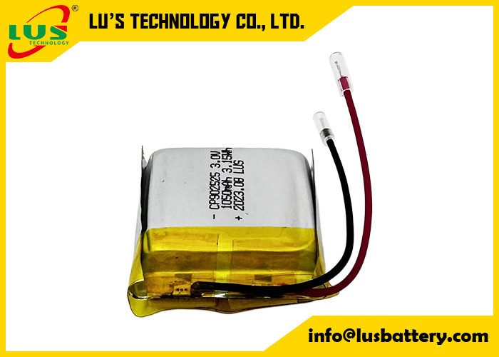 Cp902525 3.0v 1050mah Limno2 Soft Battery CP952525 3.0V LiMnO2 Battery Pouch Cell Type