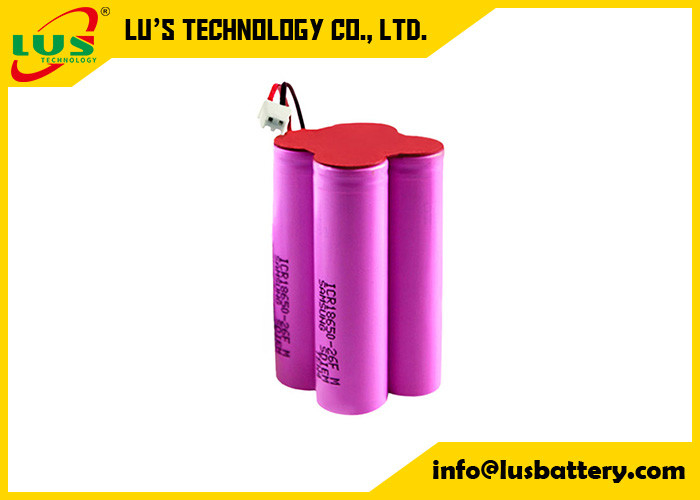 11.1v 2200mah 24.42wh 18650 Li-ion batterij Op maat gemaakt 18650 12V 2.2Ah Li-ion 11.1v 2200mah