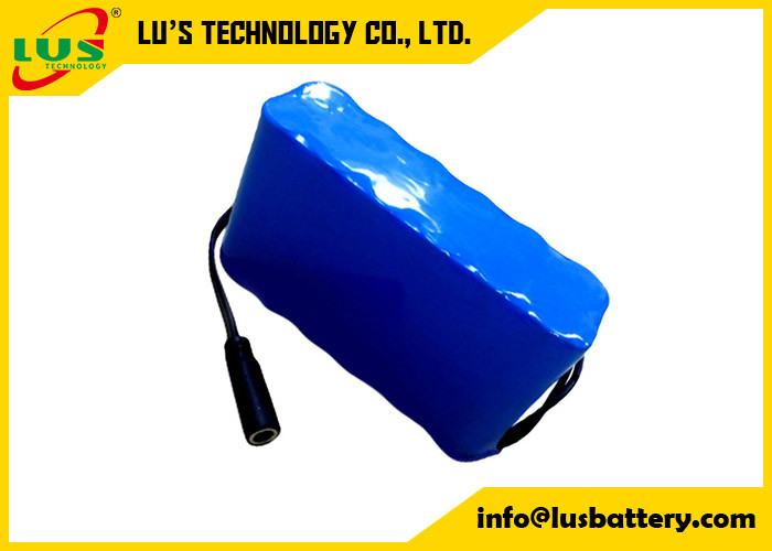 Lithiumbatterij 12v 9600mAh 3S3P 18650 Lithium Ion Batterijpakket draagbaar oplaadbaar DC-connector