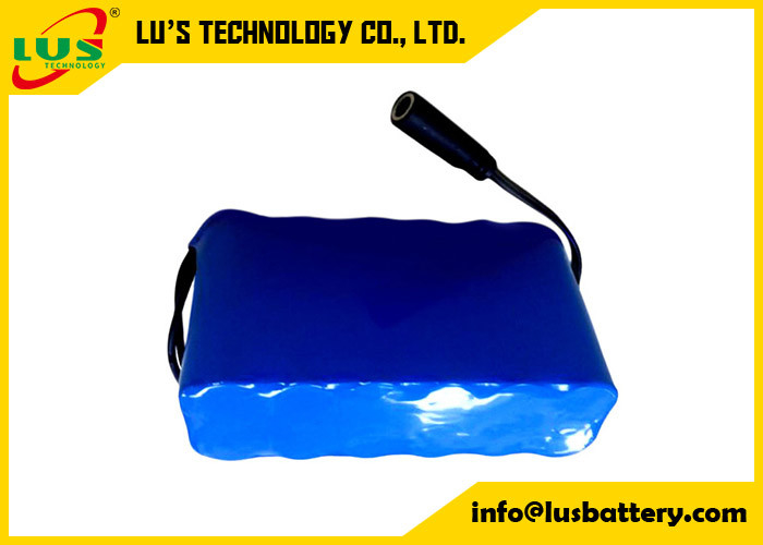Lithiumbatterij 12v 9600mAh 3S3P 18650 Lithium Ion Batterijpakket draagbaar oplaadbaar DC-connector