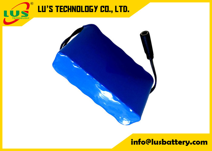Lithiumbatterij 12v 9600mAh 3S3P 18650 Lithium Ion Batterijpakket draagbaar oplaadbaar DC-connector