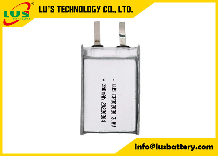 Primaire Lithium Ion Polymer Battery CP302030 CP203830 Li Mno2 Battery 3.0V 350mAh Voor Tag Device