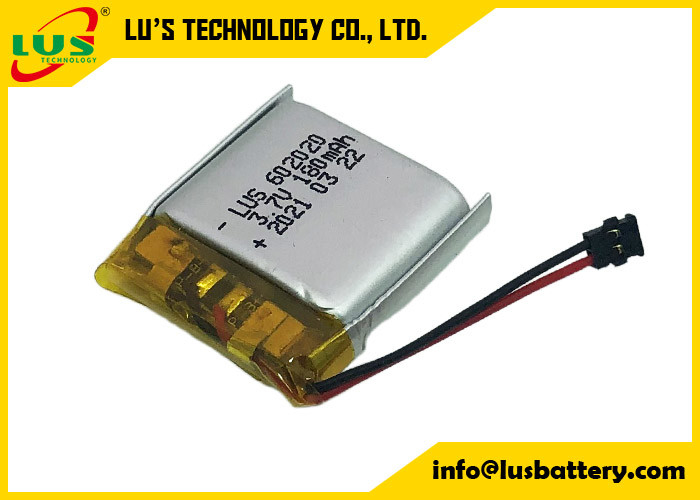 3.7V 180mAh Lipo-polymer oplaadbare lithium-ion-polymerbatterij LP602020 062020 180mAh 3.7V Li-polymerbatterijen