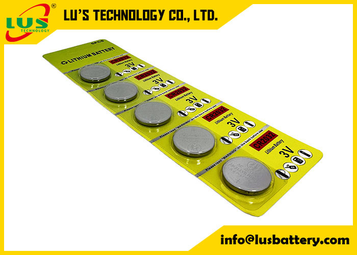 CR2032 Batterij Horlogebatterijen 5 stuks CR2032 Knopcelbatterijen CR 2032 Volts 3 Voor autosleutelloze toegangssystemen
