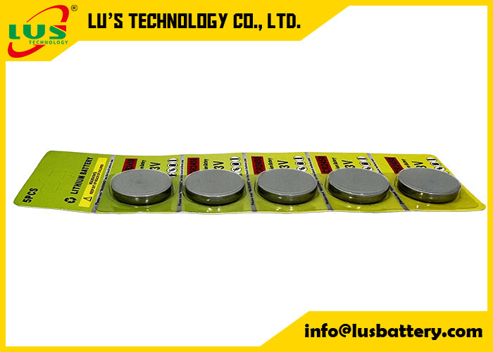 CR2450 Lithiumbatterij 3v ECR2450 Batterijen voor ESL Lithium muntcelbatterij CR2450 in Cell Card (5 stuks Pack)